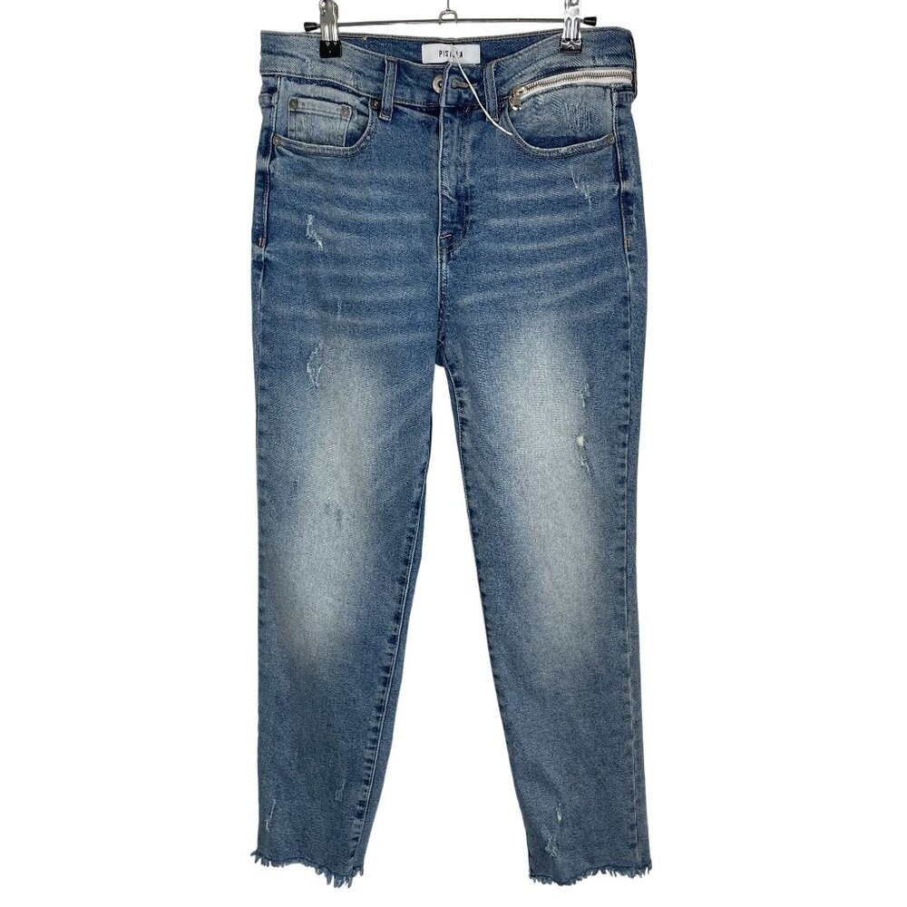 Pistola Distressed Cropped Jeans, 26